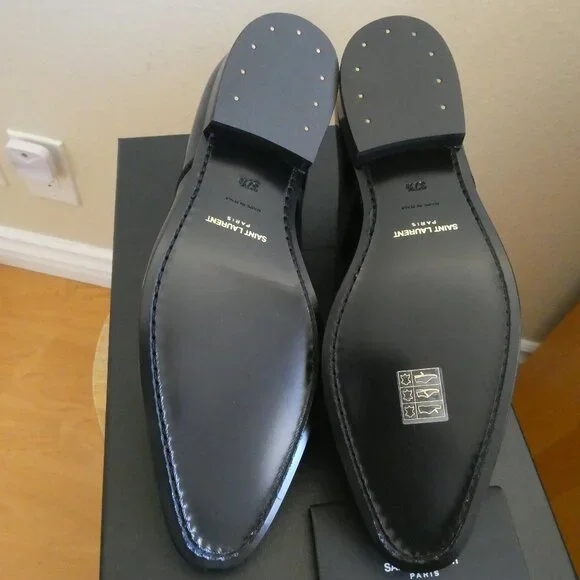 Saint Laurent Women Patent Leather Shoes Size 37.5 - Picture 8 of 10
